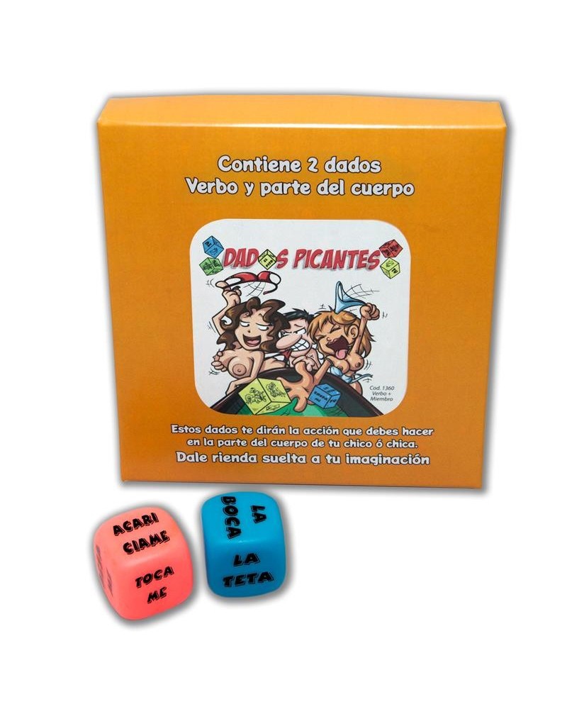 set 2 fluorescent dice action and body part