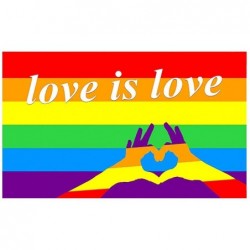 Drapeau Rainbow Love is...