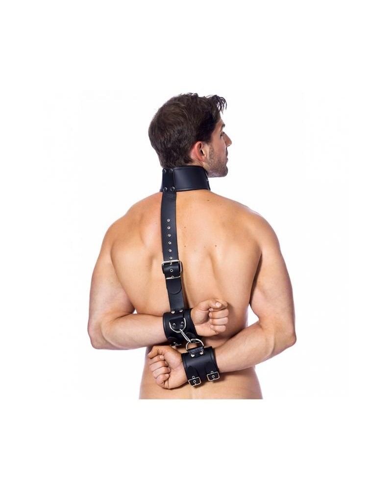 neck and hands ties leather m-l