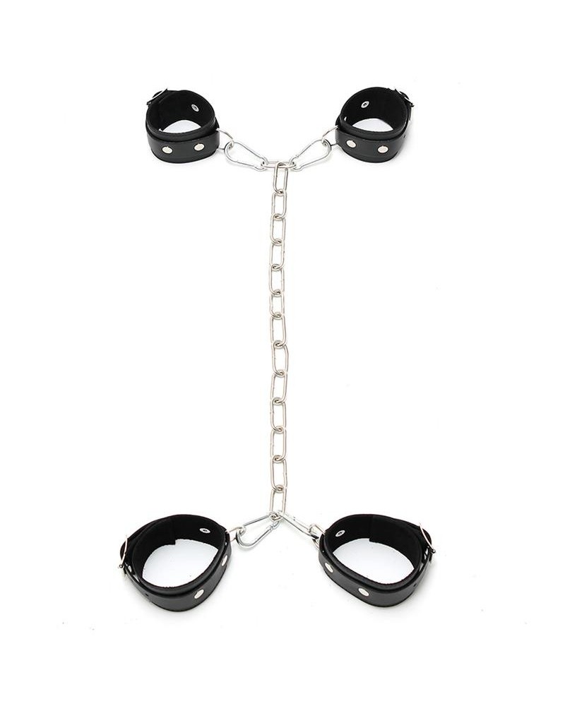 cuffs with metal chain adjustable