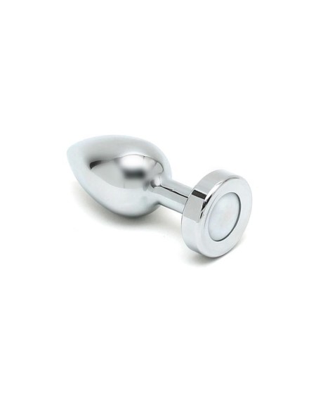 butt plug with led lights pisa silver