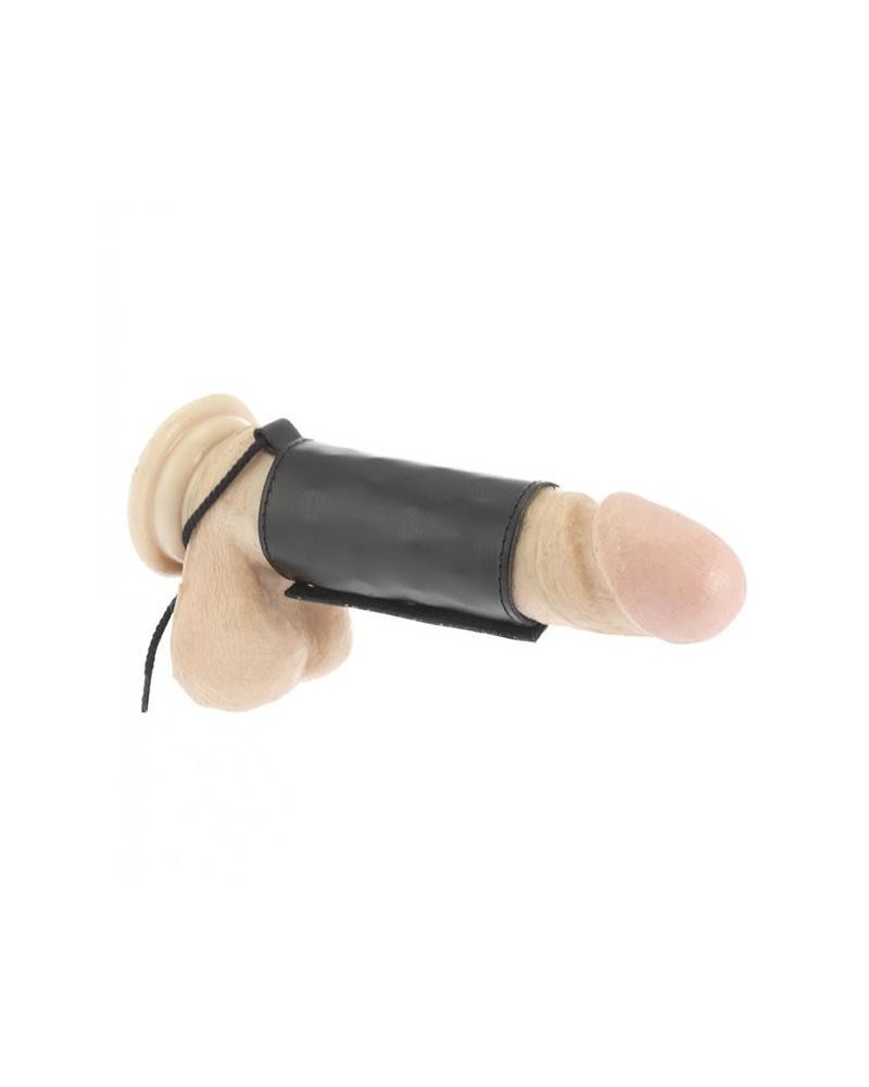 leather penis tube adjustable