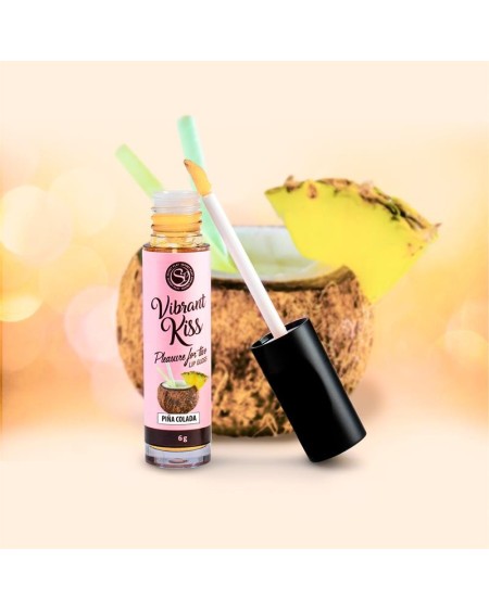 lip gloss vibrant kiss pia colada flavor