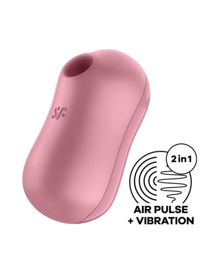 cotton candy clitoris sucker and vibrator light red