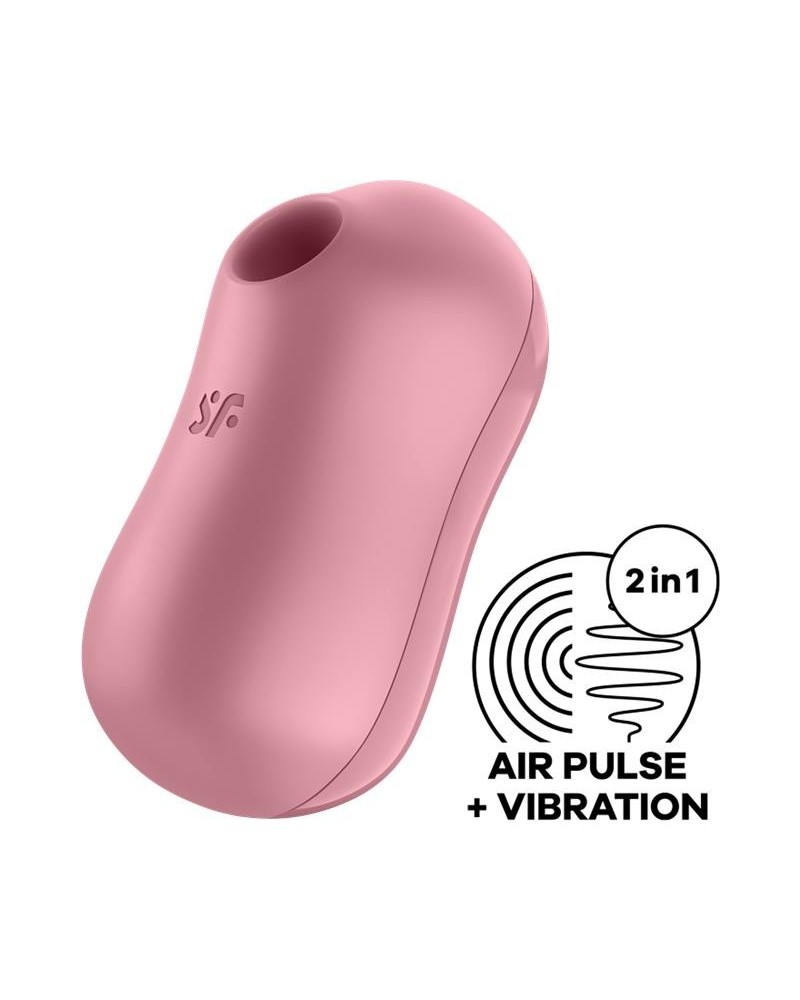 cotton candy clitoris sucker and vibrator light red