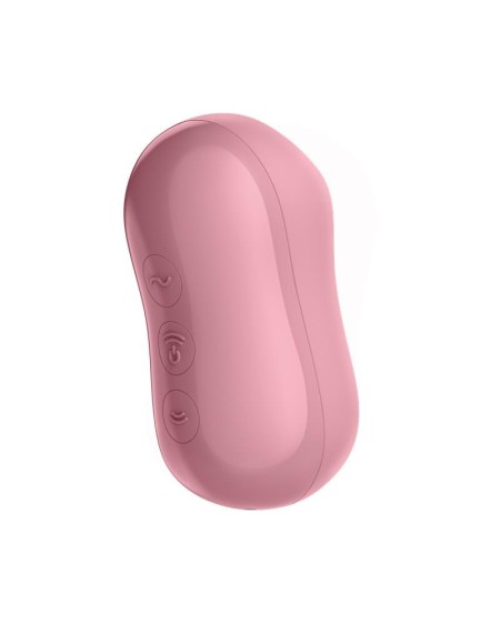 cotton candy clitoris sucker and vibrator light red
