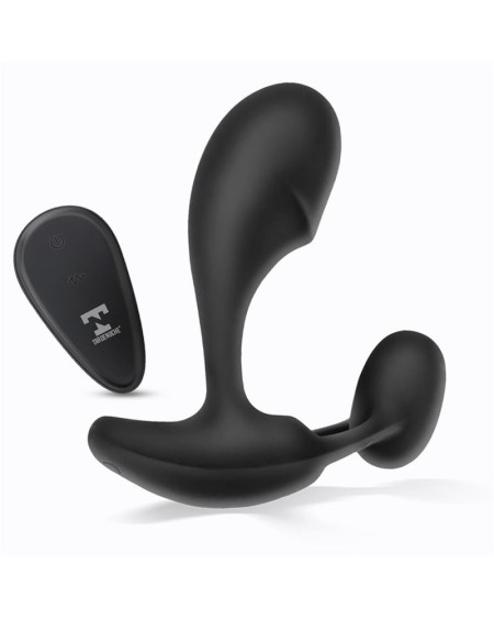 aquen prostate and perineum stimulator liquid silicone remote contr...