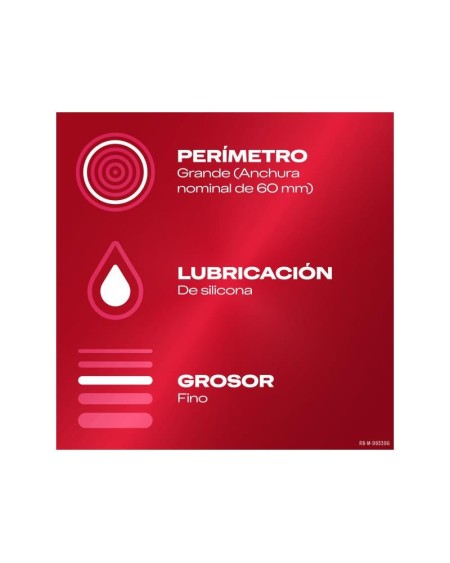 condoms sentitivo xl 10 units