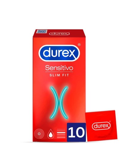 condoms sensitivo slim fit 10 units
