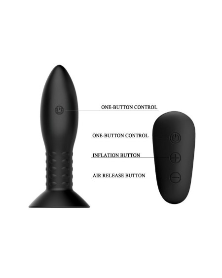 butt plug with vibration and rotation