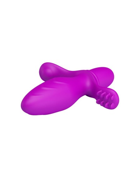 butt plug with vibration fitch violet