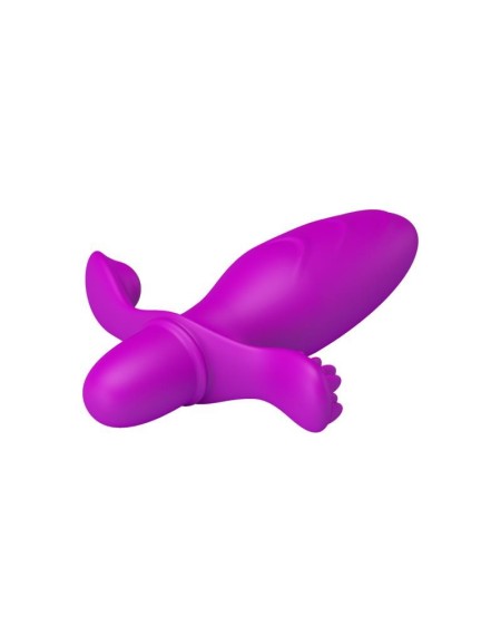 butt plug with vibration fitch violet