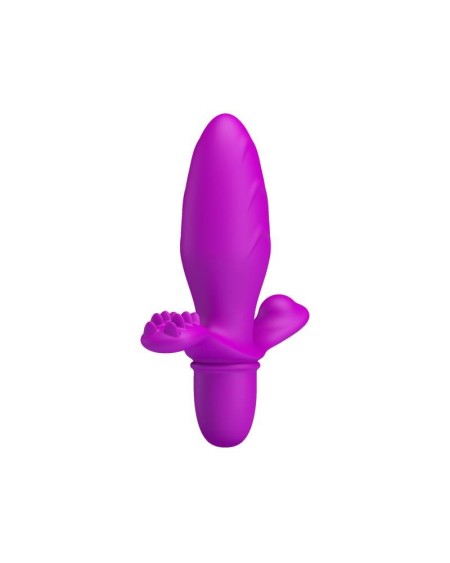 butt plug with vibration fitch violet