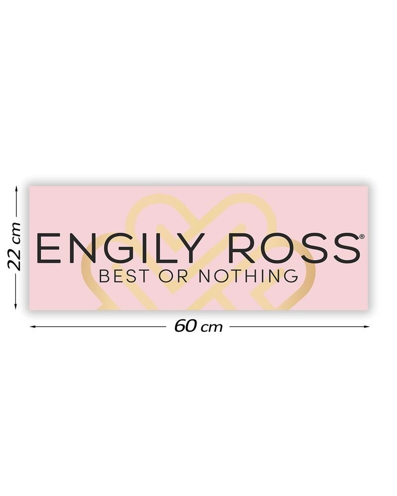promotional sign engily ross 60 cm x 22 cm