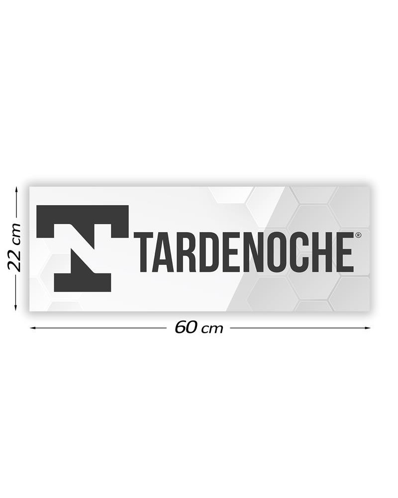 promotional sign tardenoche 60 cm x 22 cm