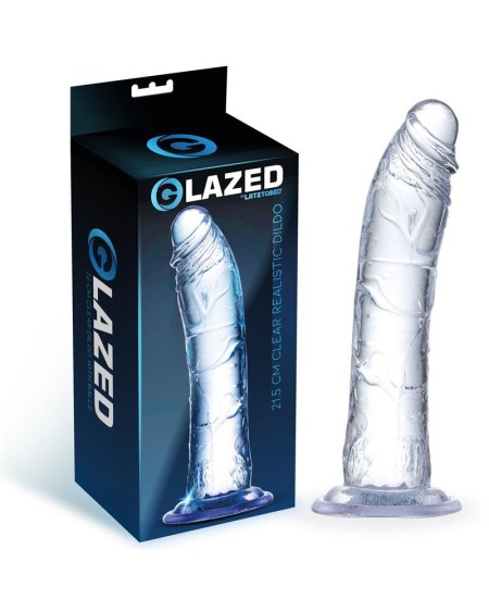 réaliste dildo crystal material 21,5 cm