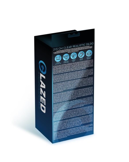 réaliste dildo crystal material 21,5 cm