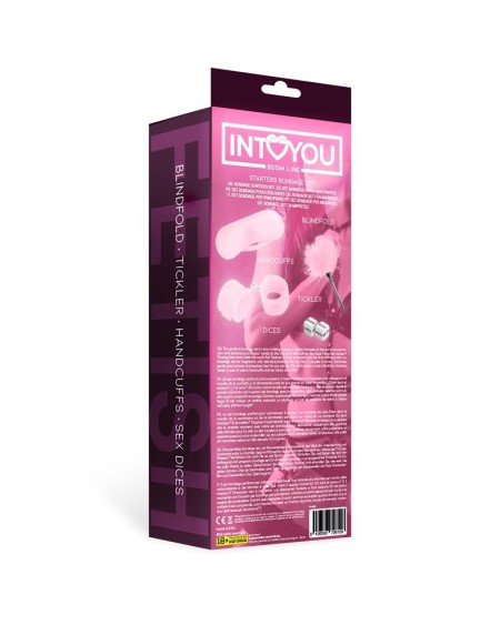 starters bondage set 4 pieces rose