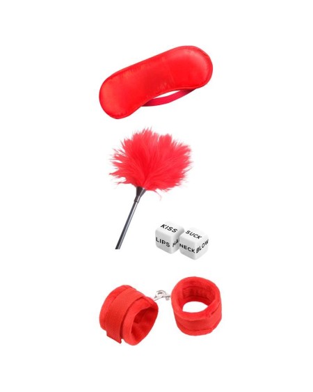 starters bondage set 4 pieces red