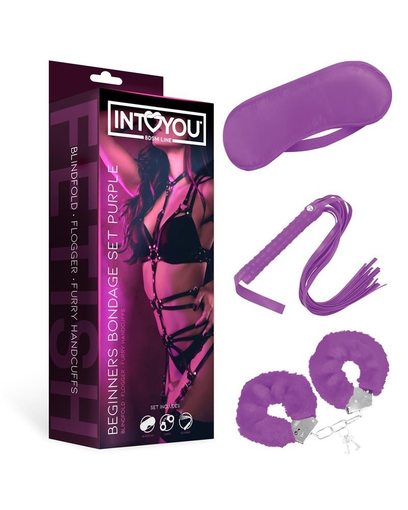 beginners bondage set3 pieces violet
