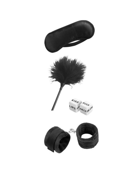starters bondage set 4 pieces noir