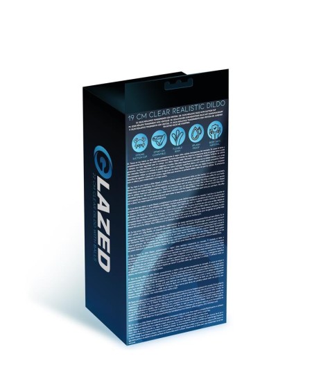 réaliste dildo crystal material 19 cm
