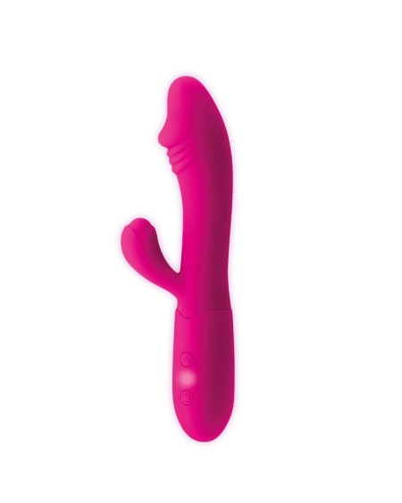 candy g-spot rabbit vibe usb silicone fucshia