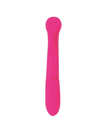 cotton g-spot and rabbit vibe usb silicone fuchsia