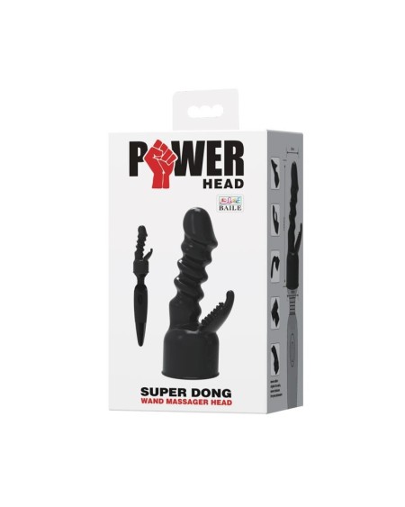 power head wand accessor noir
