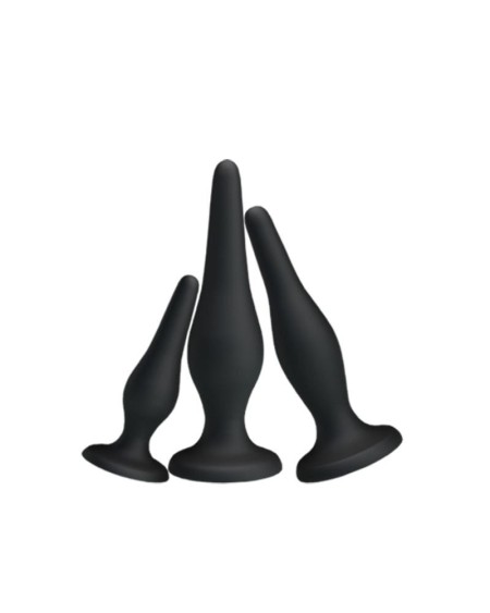 pack 3 butt plug mini anal kit