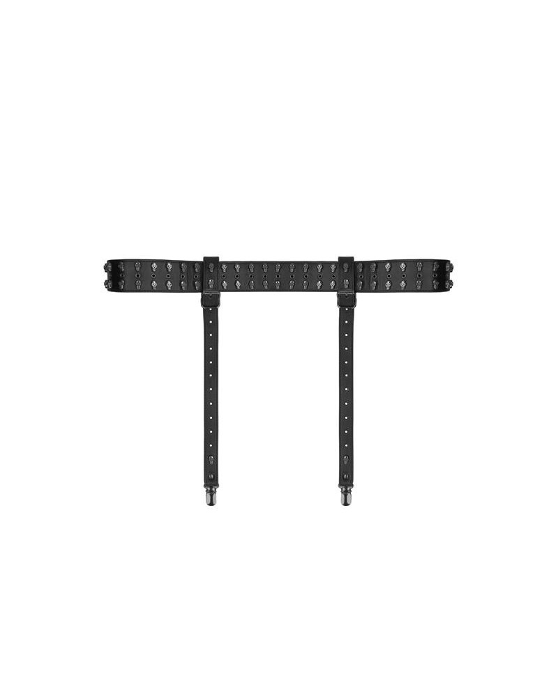 ouch! skulls and bones garter belt with skulls