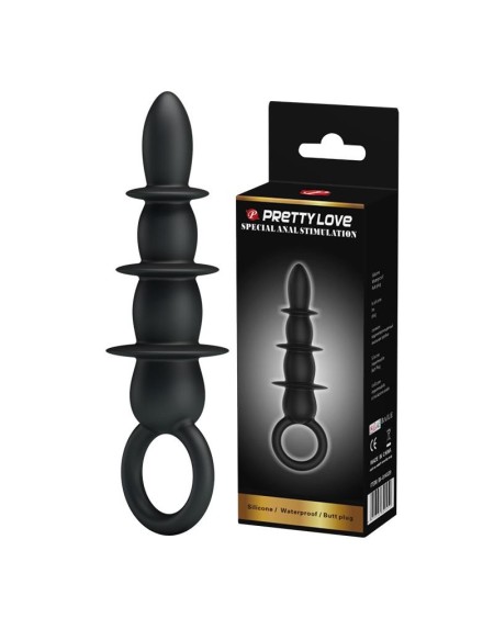 anal plug 3 areas noir