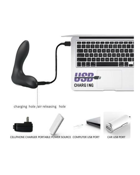 anal stimulator inflatable leonard silicone usb noir