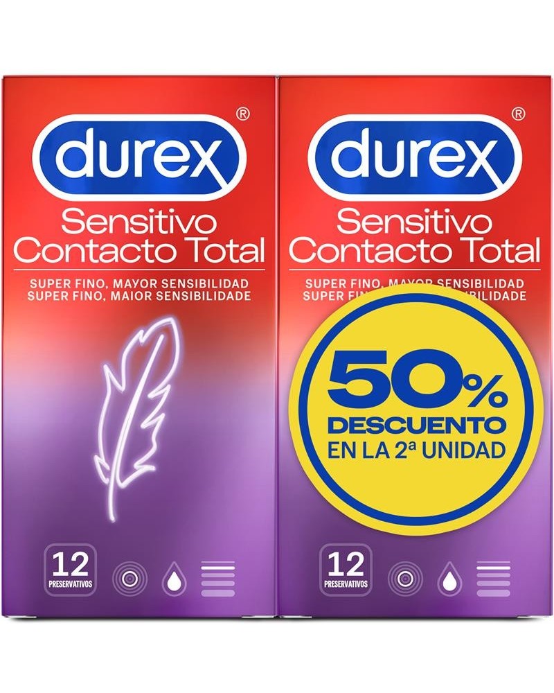 duplo sensitivo contacto total 12ud