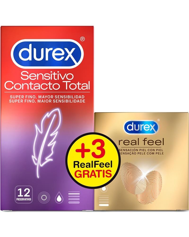 pack of total contact 12 units and real feel 3 units