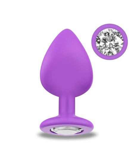 sparkly butt plug size m violet
