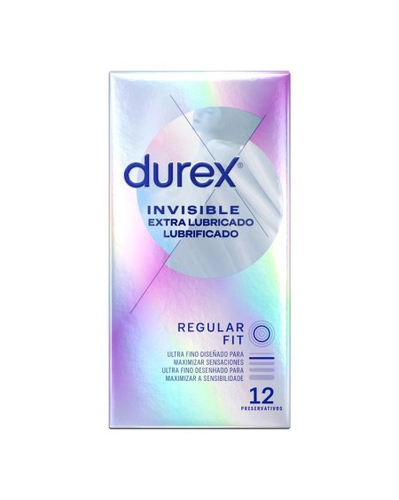 condoms invisible extra lub 12ud