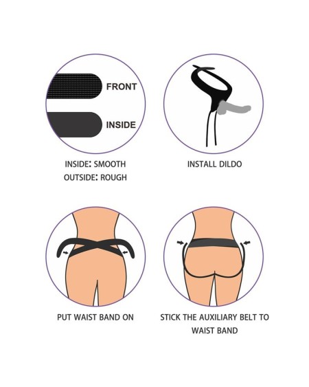 adjustable strap on with dildo 8.5