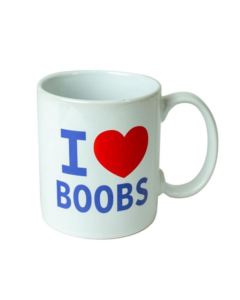 i love boobs ceramic mug