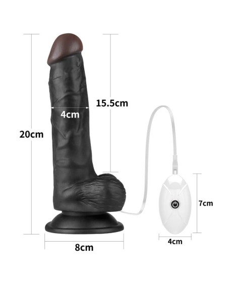 adjustable strap on with dildo 10 functions 7.5