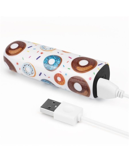 vibrant bullet donut