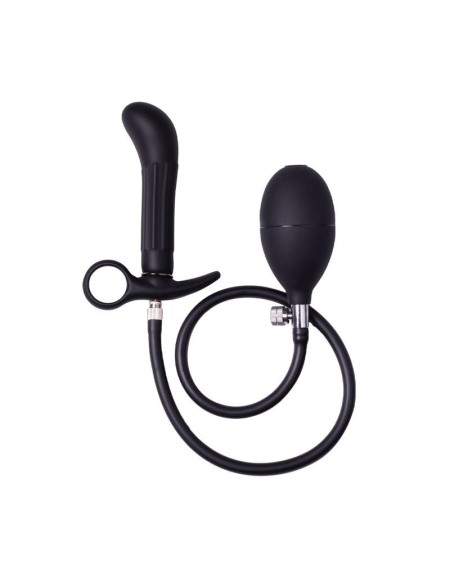 inflatable anal plug with pump noir