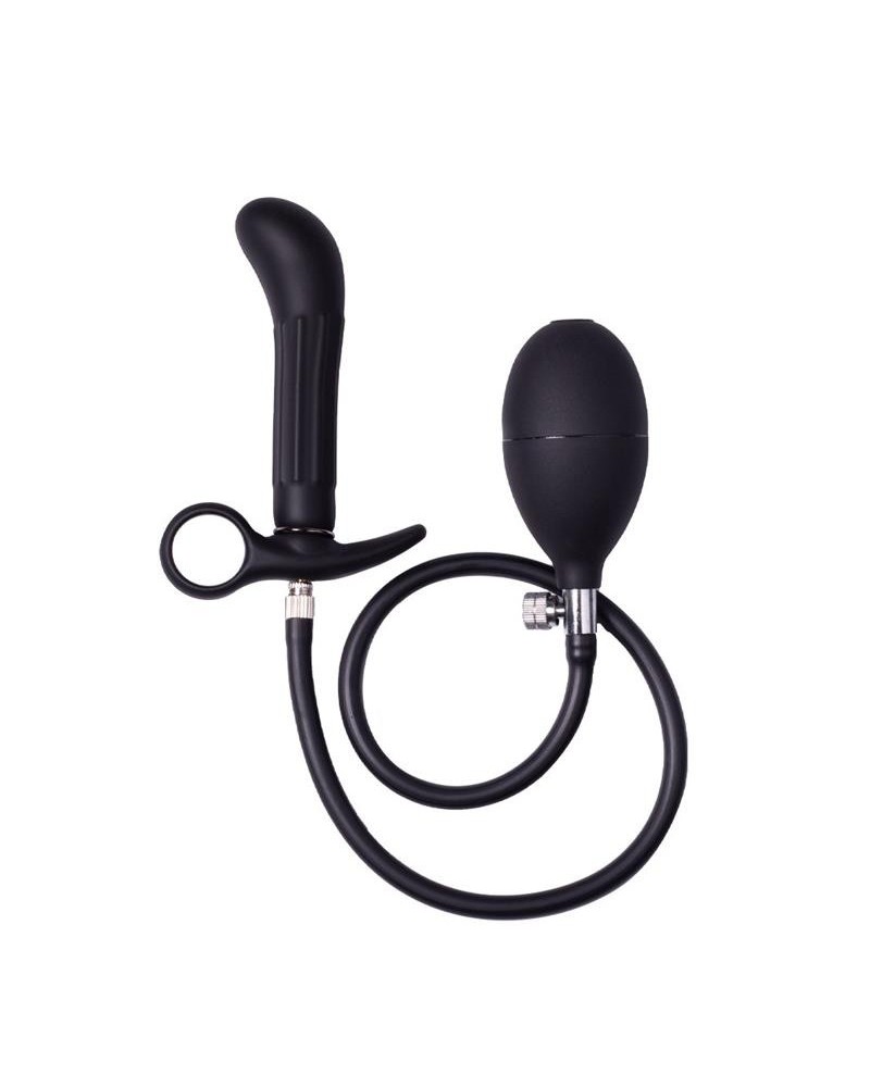 inflatable anal plug with pump noir