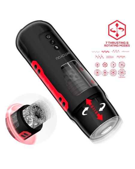 pyro advanced thrusting, rotating and moaning masturbator