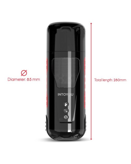 pyro advanced thrusting, rotating and moaning masturbator