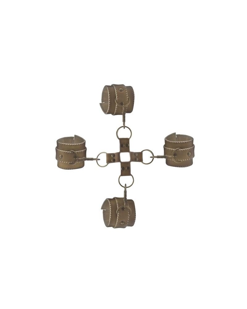 shots ouch! brown hogtie