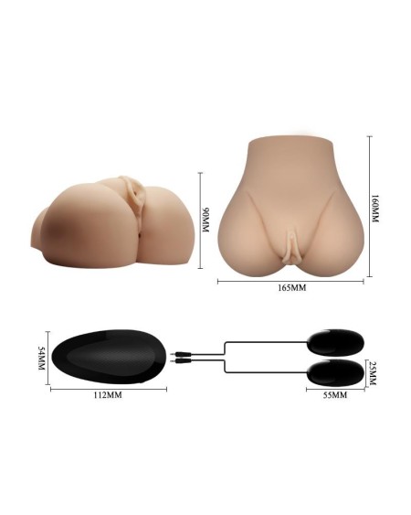 double masturbator vagina and ass with vibration