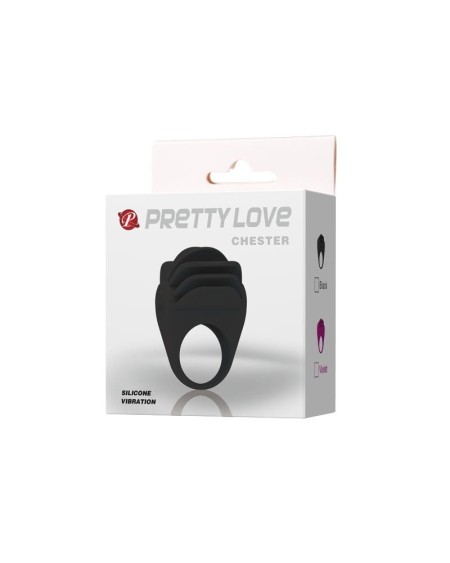 pretty love vibrant cock ring chester noir