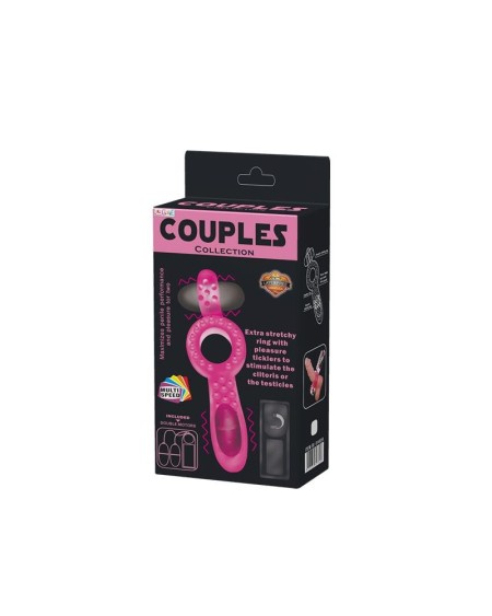 double vibrant cock ring couple collection rose