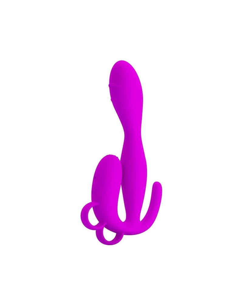 pretty love butt plug flowery violet